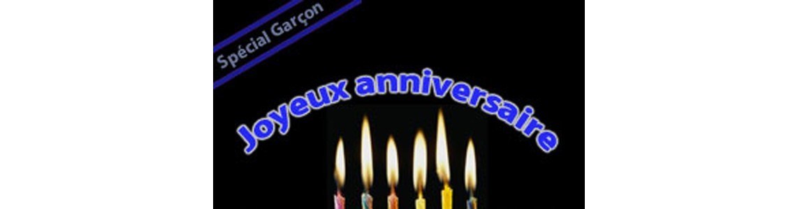 Bonbon fête anniversaire garçon