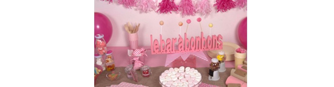 Divers candy bar, bar à bonbon, décoration en bonbons,bonbonnière déco