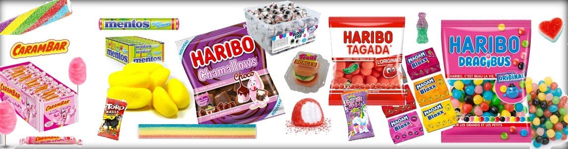 Bonbon d'aujourd'hui, bonbon Haribo, bonbon gélifié, dragéfiés,bonbons