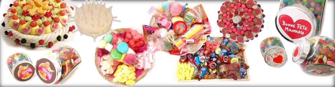 Pack Ensemble De Bonbons Idee Cadeau Corbeile Cadeau Fete Des Mere