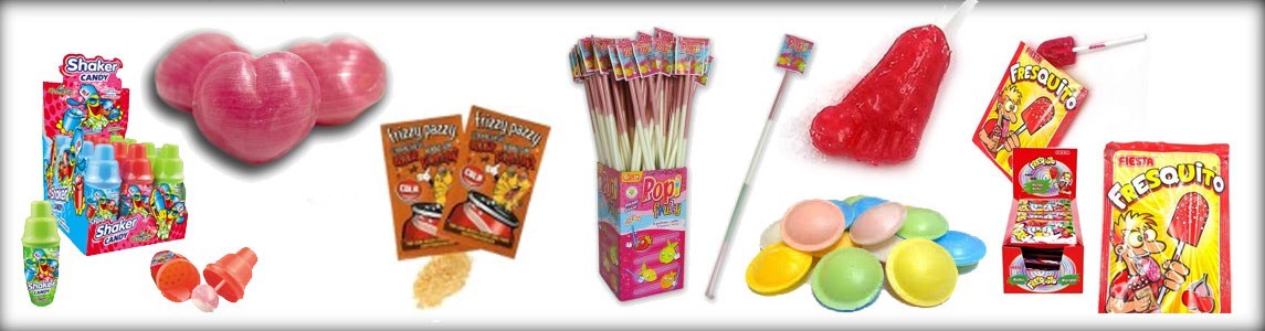 Confiseries poudre à sensations, soucoupe,bonbons poudre,bonbon paille