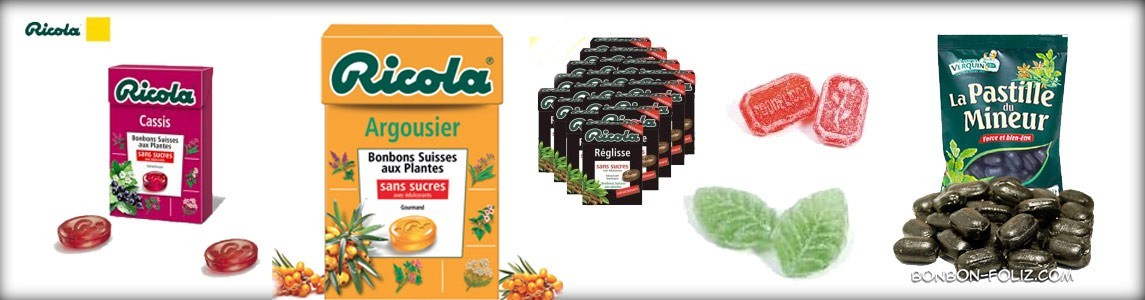 bonbons aux plantes,confiserie Ricola,bonbon traditionnel,confiserie