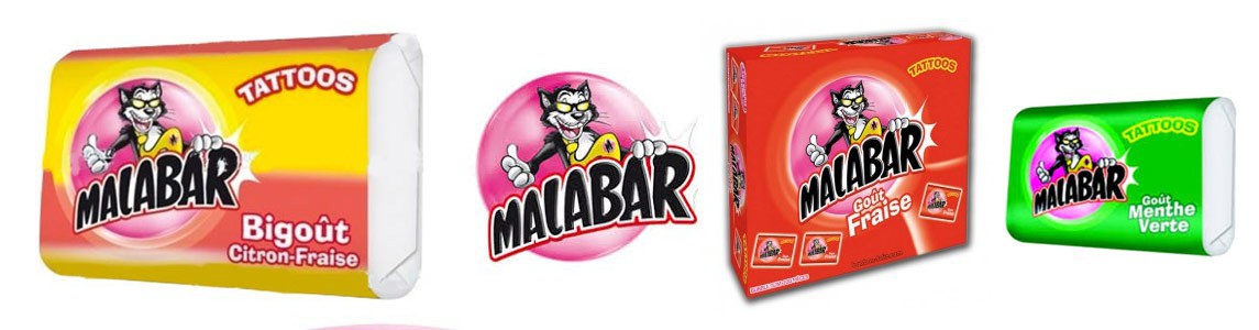 Malabar bi-goût - Carambar & Co - Bonbon chewing gum