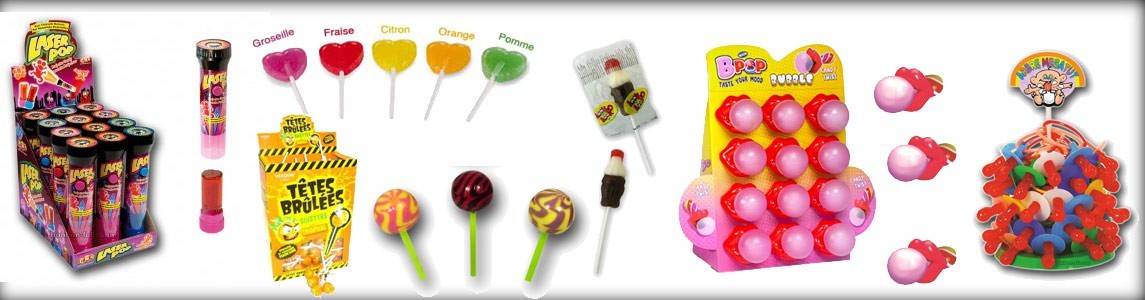 Sucettes originales,sucette bonbon fantaisie,sucette guimauve ou jouet