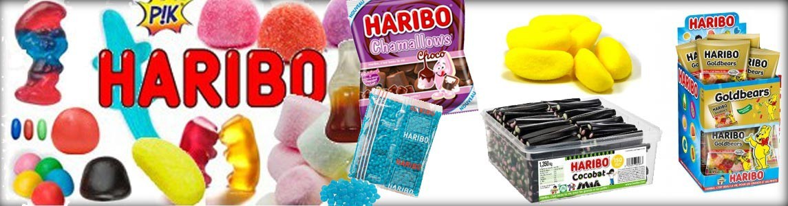 Toute la gamme de bonbon Haribo, bonbon Haribo vente en ligne
