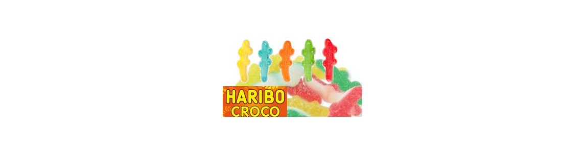 Croco Haribo, crocodile bonbon Haribo, croco pik, bonbon crocodile