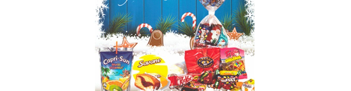 Sachets de bonbons Noël, sachet goûter de Noël, bonbon arbre de Noël